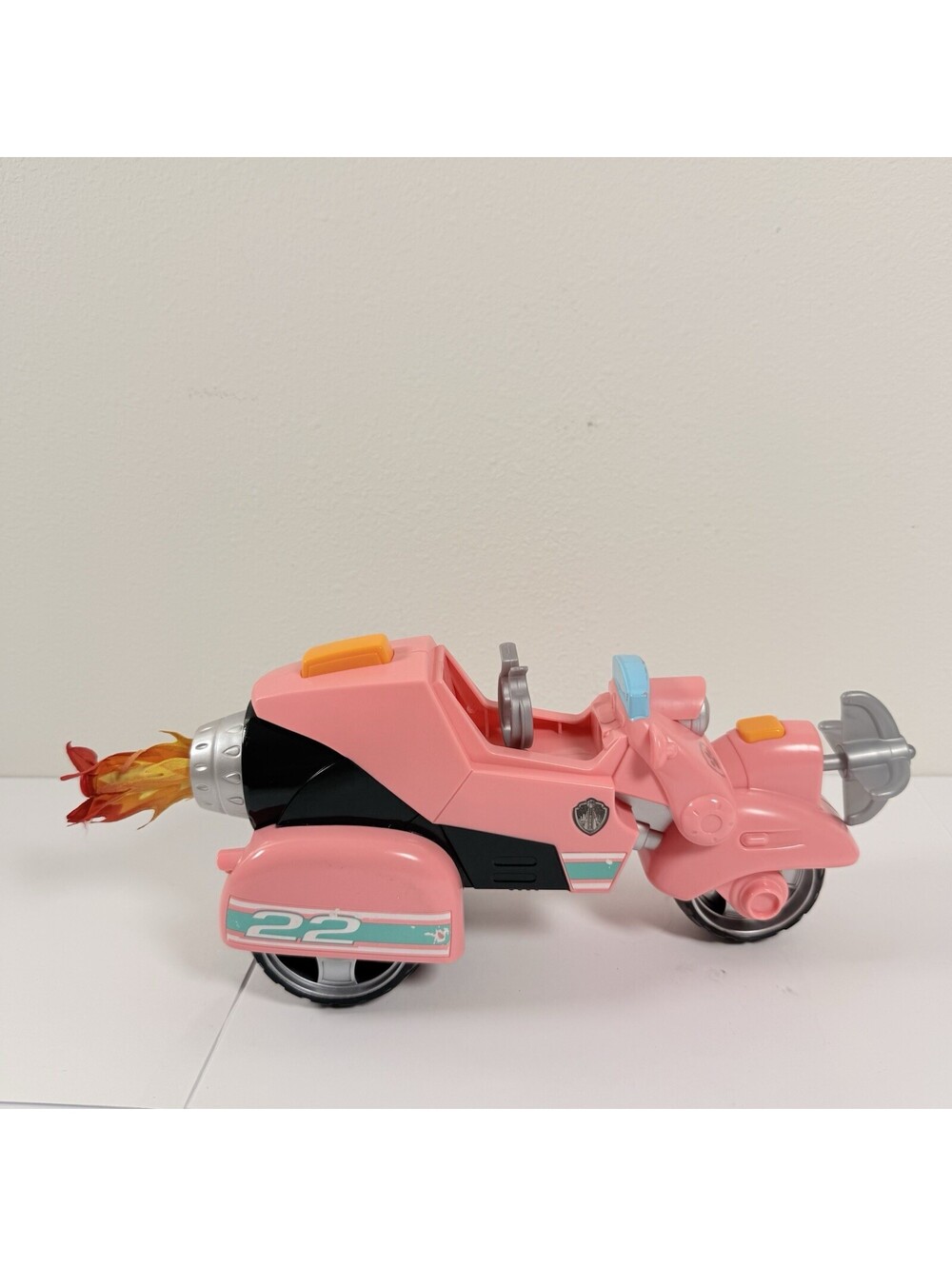 Paw Patrol - Liberty Pink Motorcycle with Grappling Hook and Flame, Vehicle ONLY